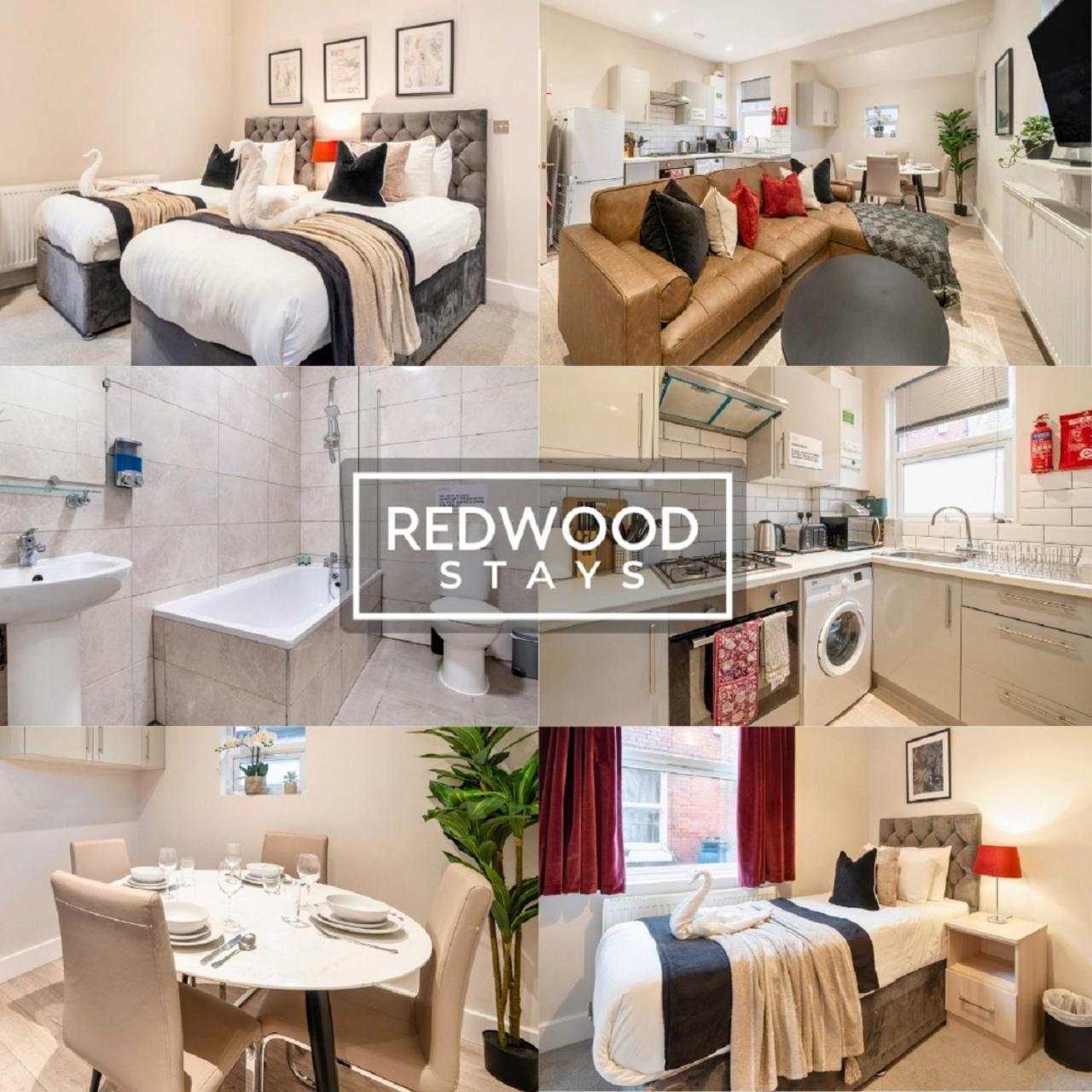Newly Refurbished Everest Lodge Serviced Apartments For Contractors & Families, Free Wifi & Netflix By Redwood Stays Farnborough  Zewnętrze zdjęcie
