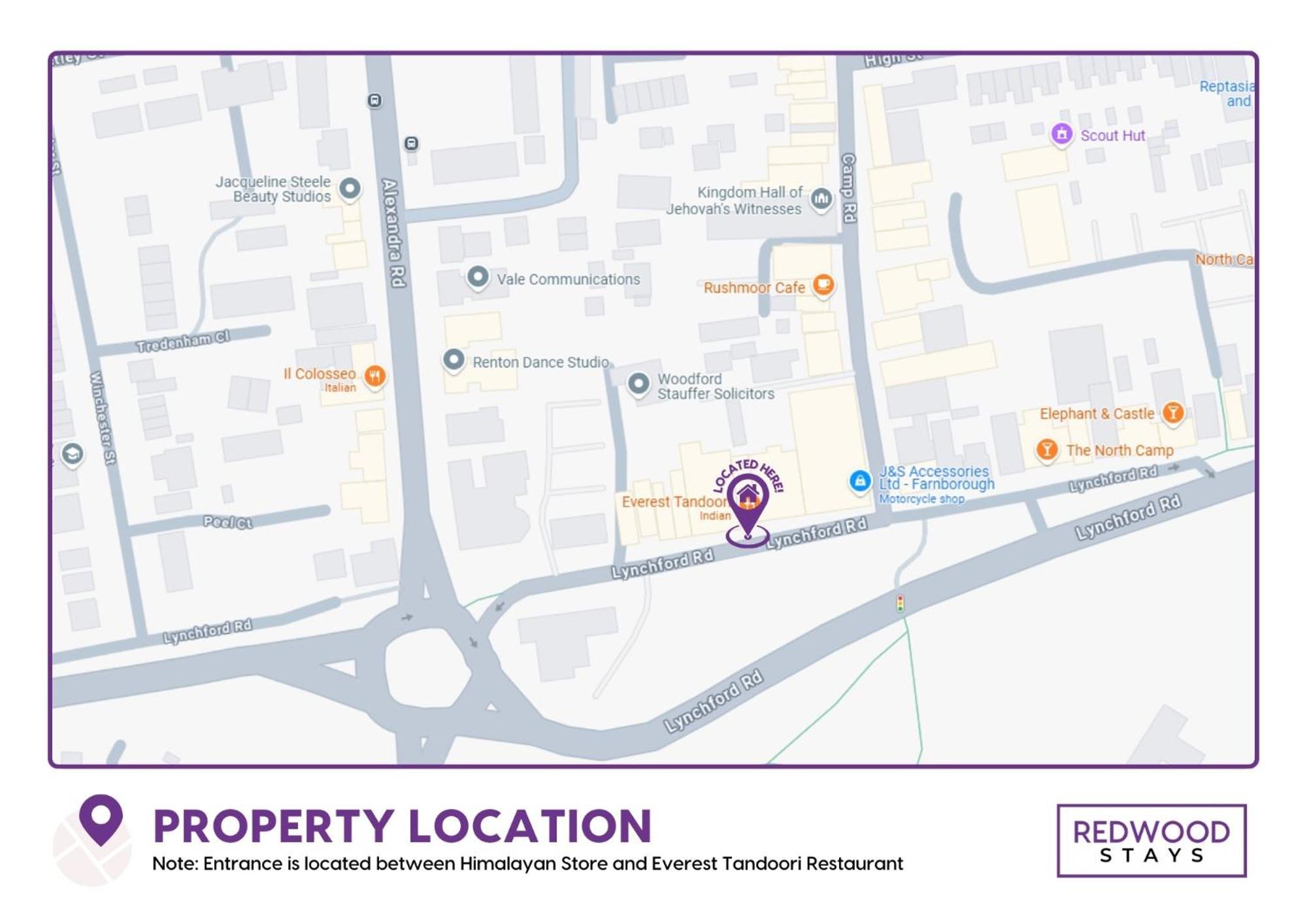 Newly Refurbished Everest Lodge Serviced Apartments For Contractors & Families, Free Wifi & Netflix By Redwood Stays Farnborough  Zewnętrze zdjęcie